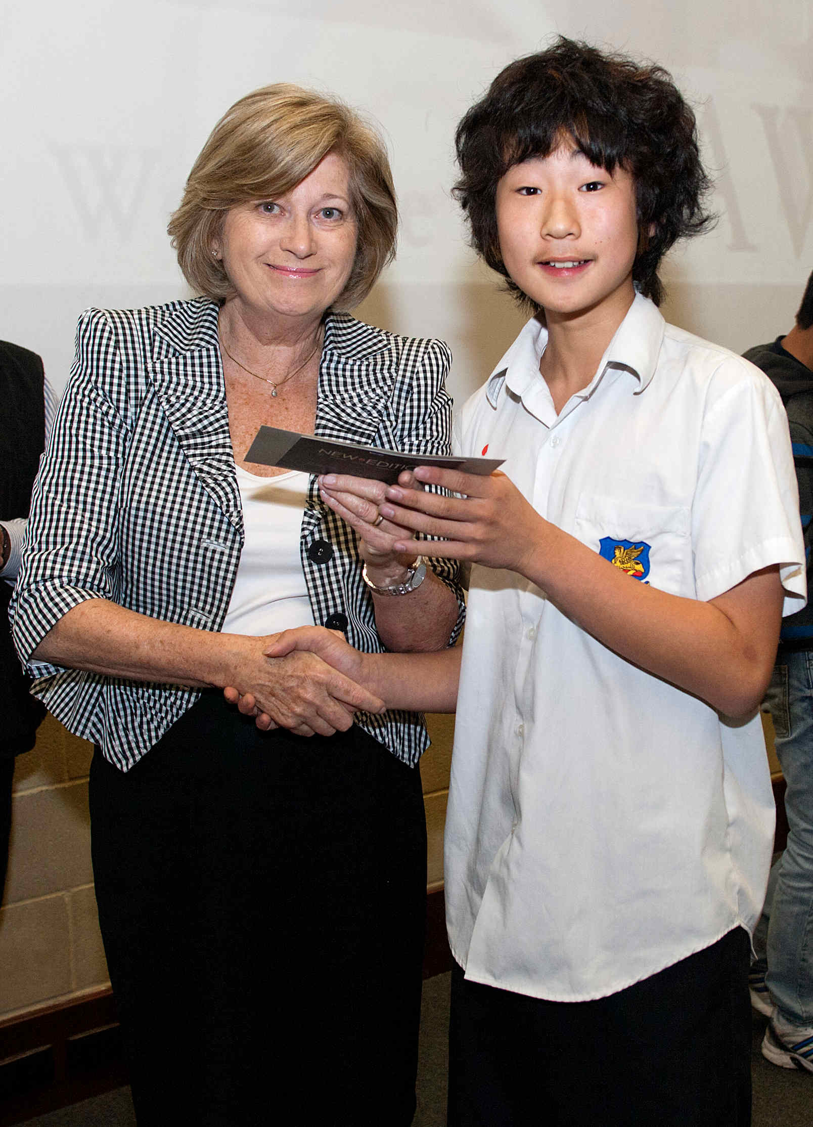 WAJO 2011 Awards: Individual - Year 8 - First (Minister for
Education Award of Excellence)